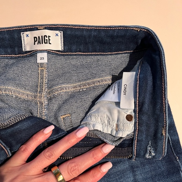 PAIGE CINDY HIGH STRAIGHT JEAN - DREAM WEAVER - Picture 3 of 6